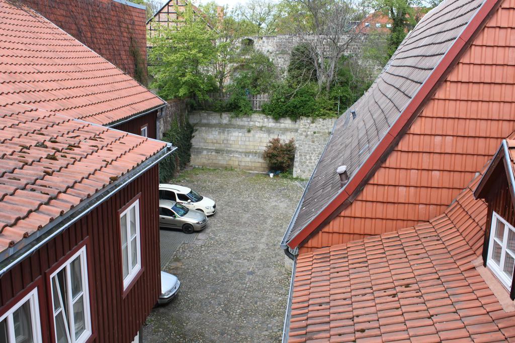 Ferienwohnungen Im Alten Handelshof Quedlinburg Exterior foto