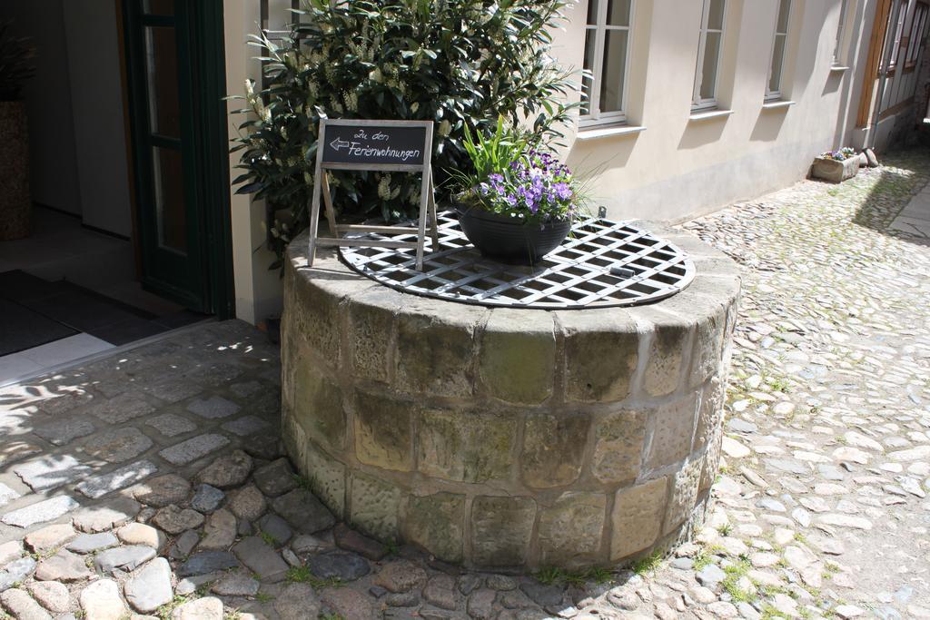Ferienwohnungen Im Alten Handelshof Quedlinburg Exterior foto