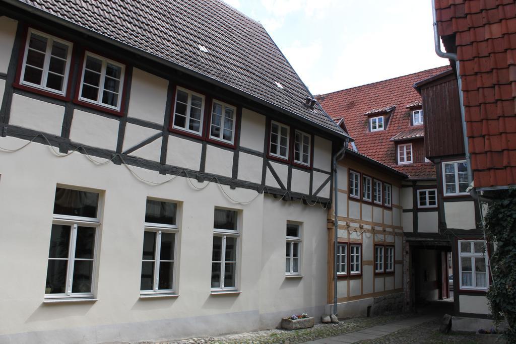 Ferienwohnungen Im Alten Handelshof Quedlinburg Exterior foto